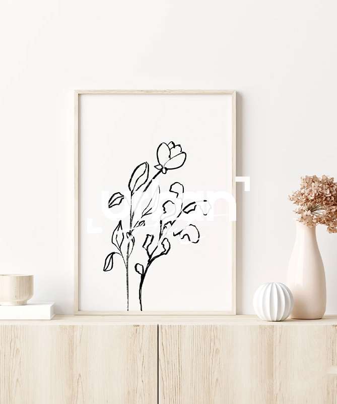 Set Poster Fleurs botanique