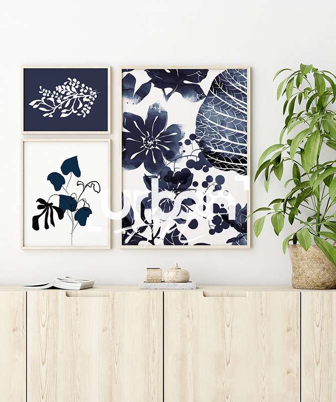 Set Poster Fleurs botanique