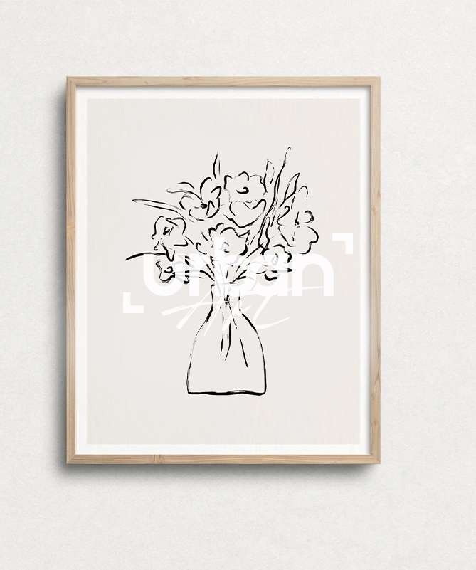 Set Poster Beige Minimalist Bundle