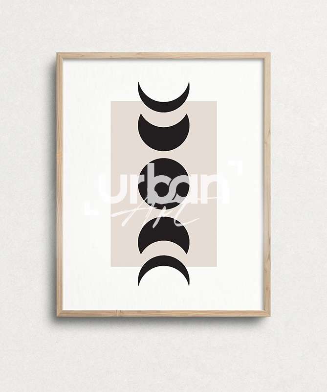 Set Poster Beige Minimalist Bundle