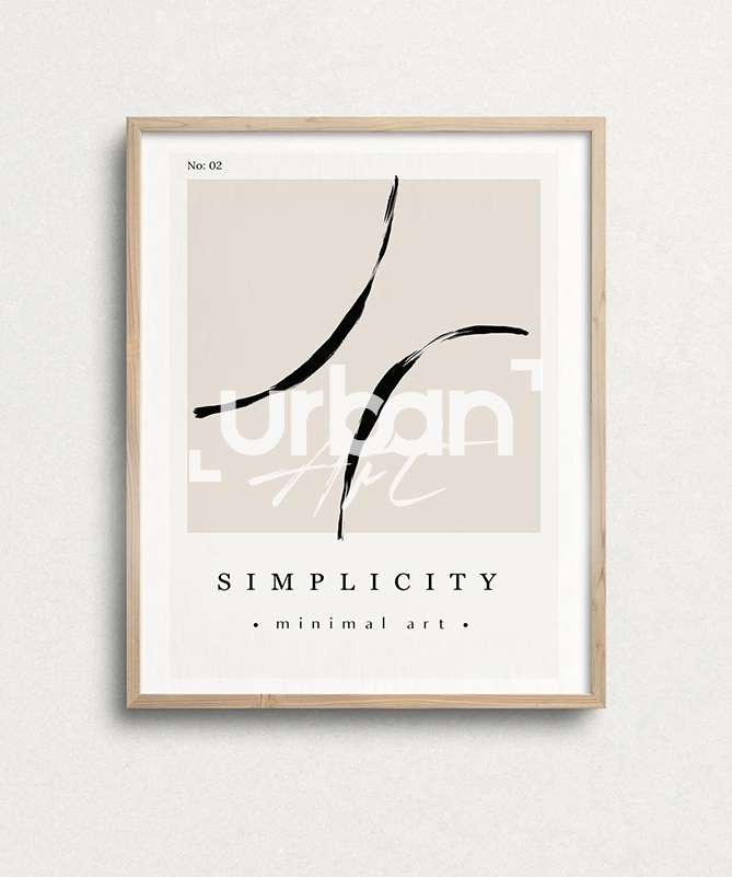 Set Poster Beige Minimalist Bundle