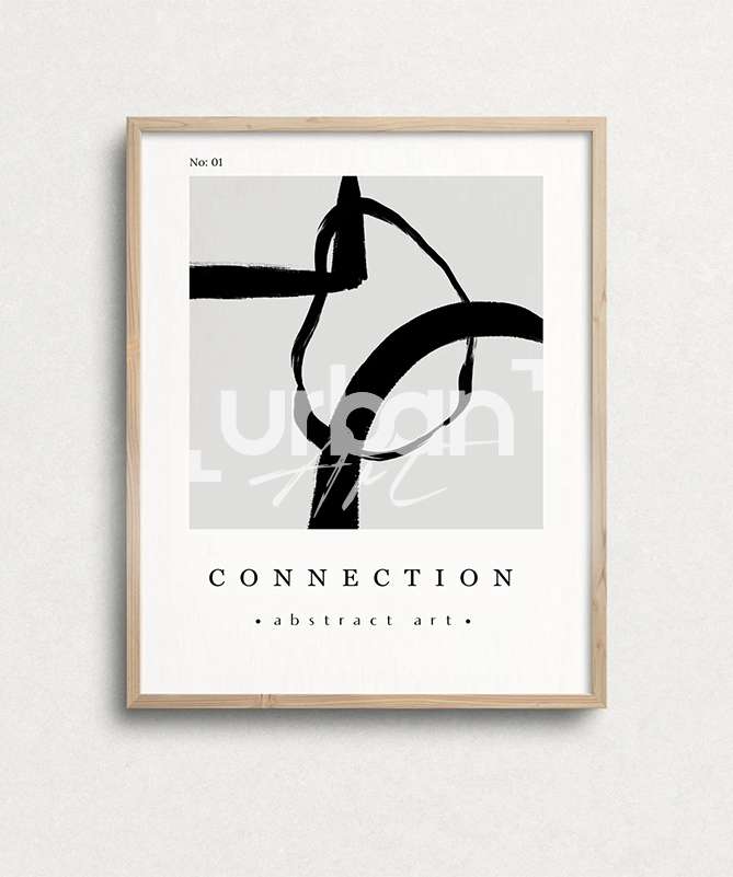 Set Poster Mix black white