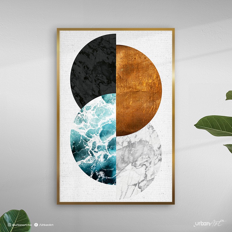 Tableau décoratif Cercles PR