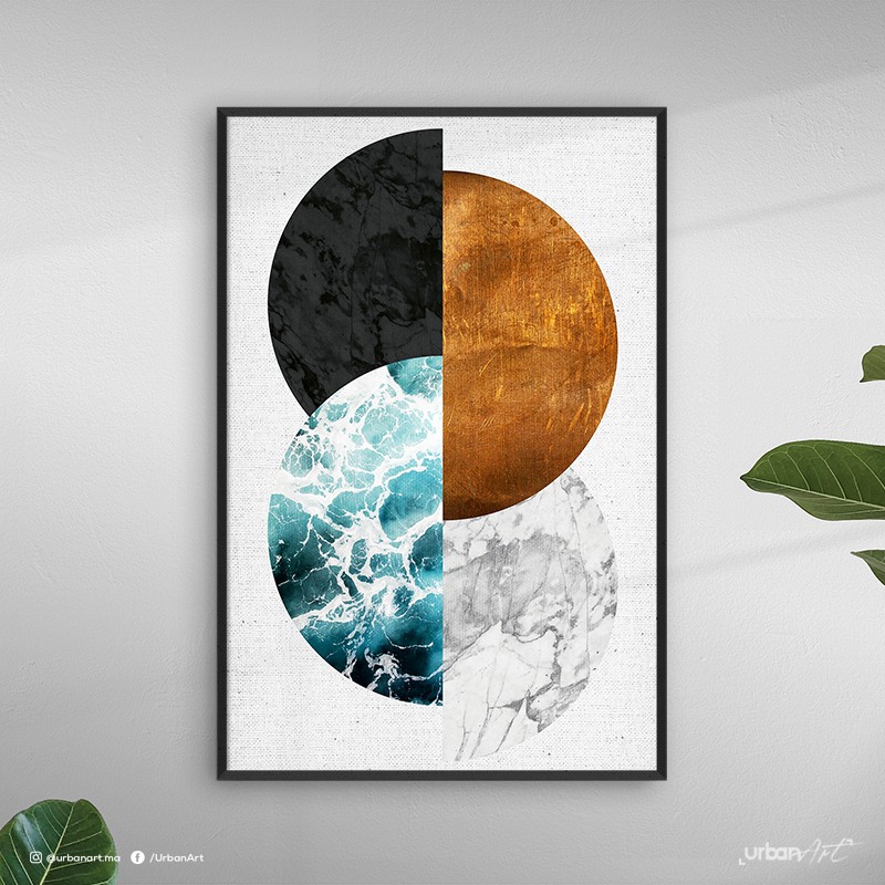 Tableau décoratif Cercles PR