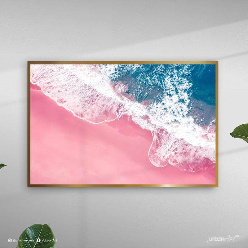 Tableau moderne Sable rose