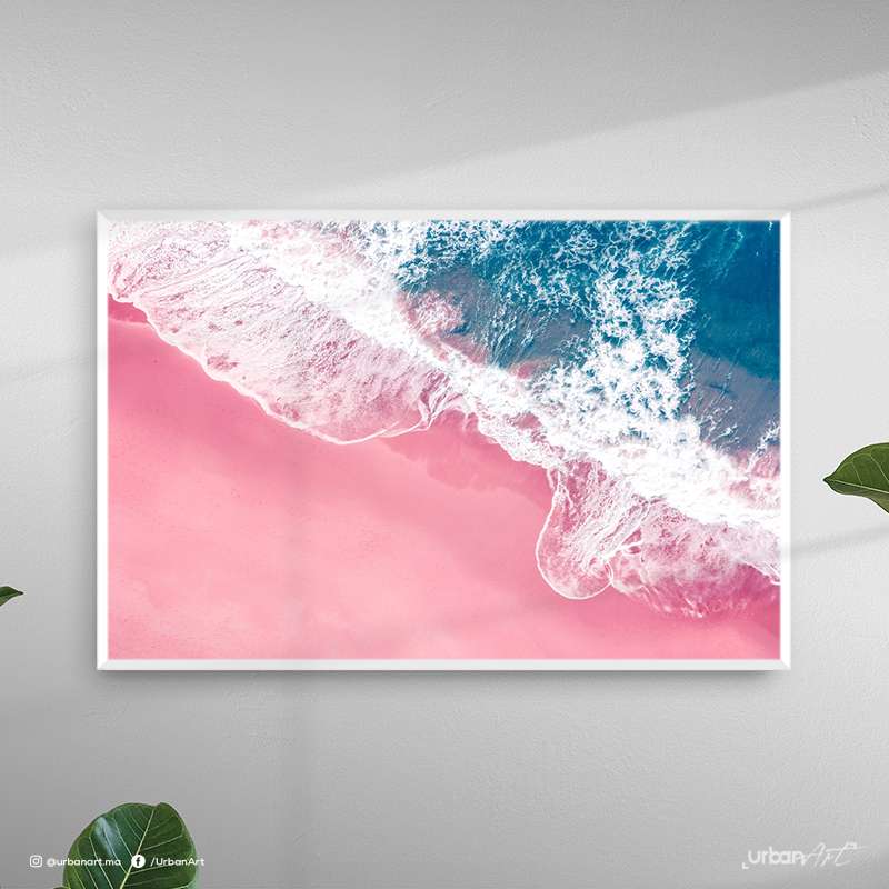Tableau moderne Sable rose