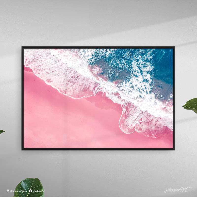 Tableau moderne Sable rose