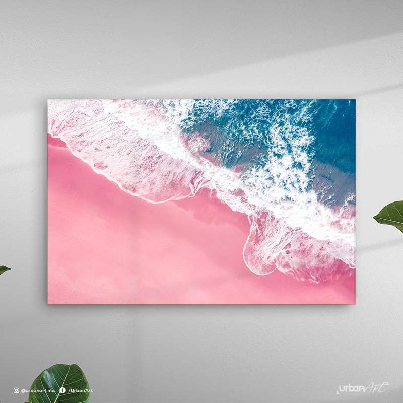 Tableau moderne Sable rose