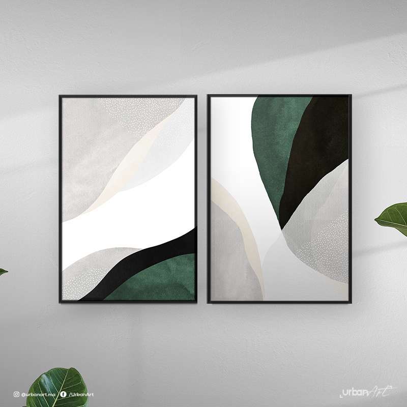 Tableau décoratif Art Vert sauge