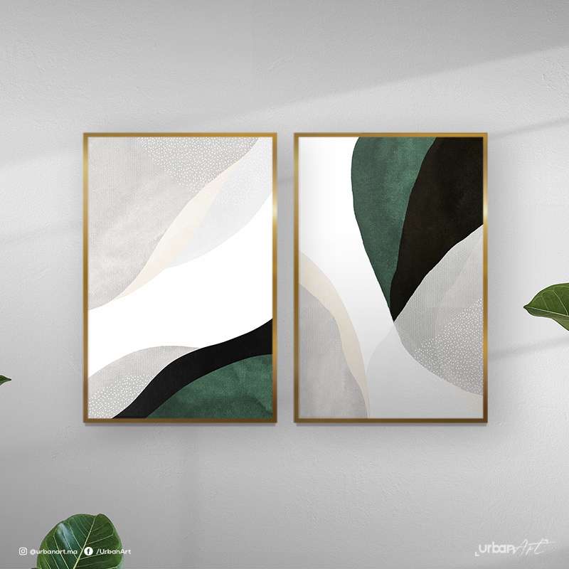 Tableau décoratif Art Vert sauge