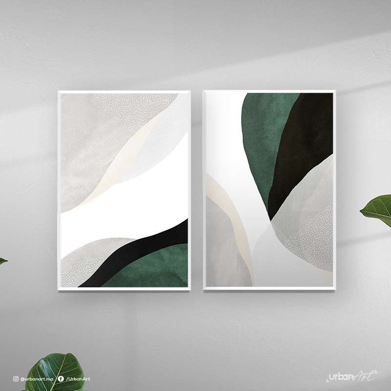 Tableau décoratif Art Vert sauge