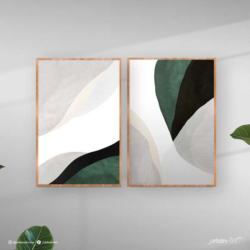 Tableau décoratif Art Vert sauge