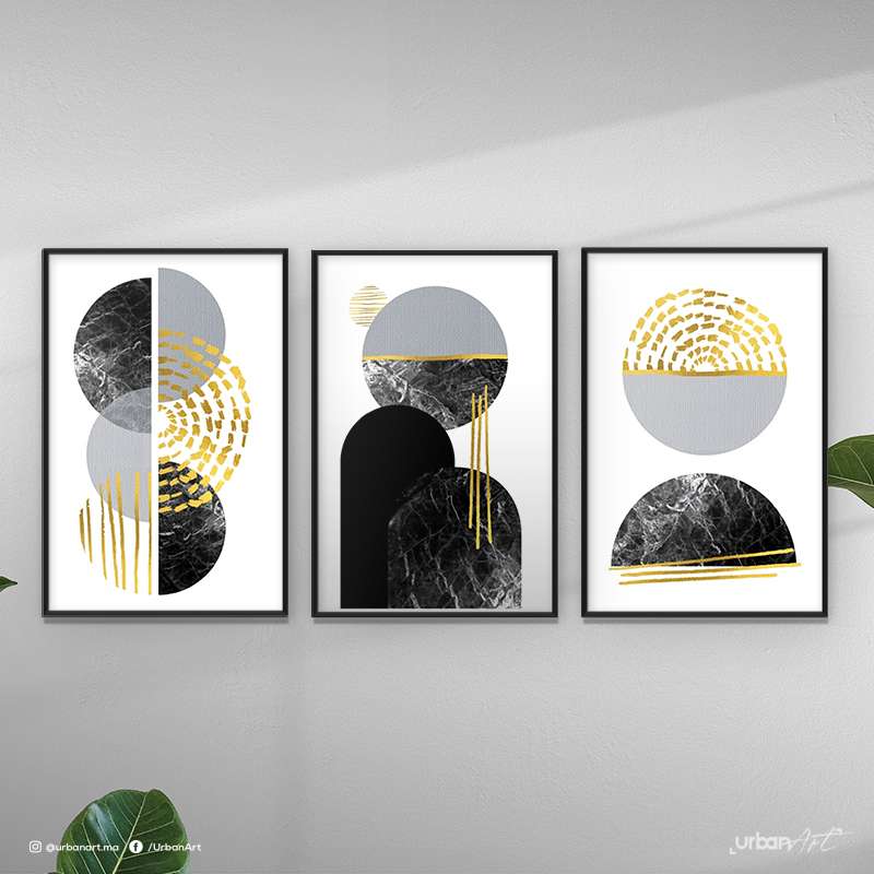 Tableau moderne marbre