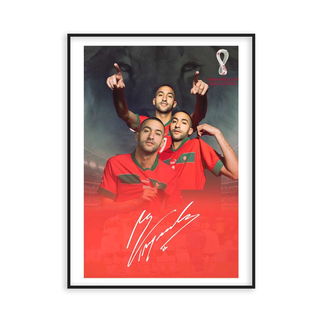Poster Ziyech's signature