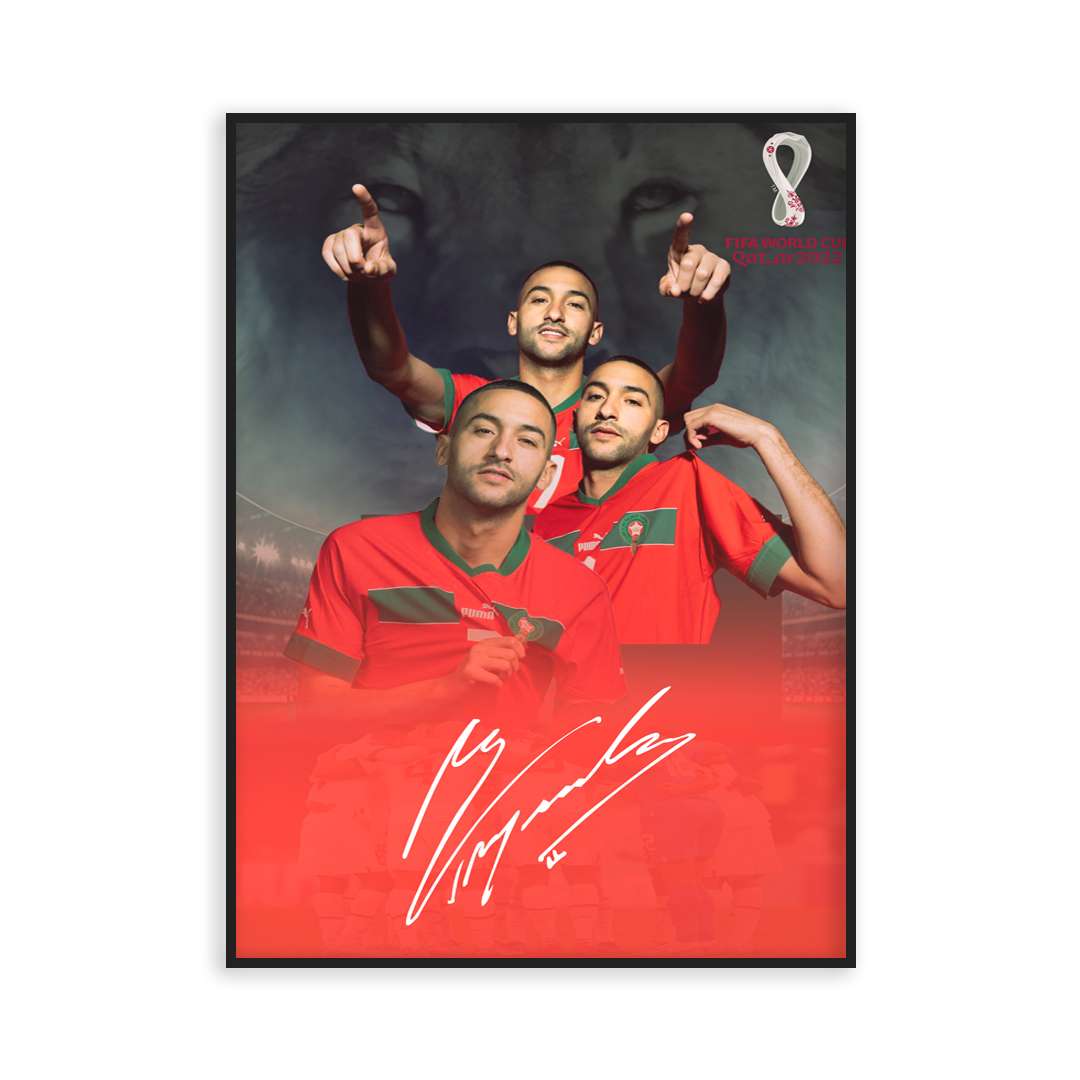 Poster Ziyech's signature