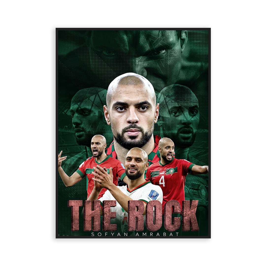 Poster Amrabet the rock