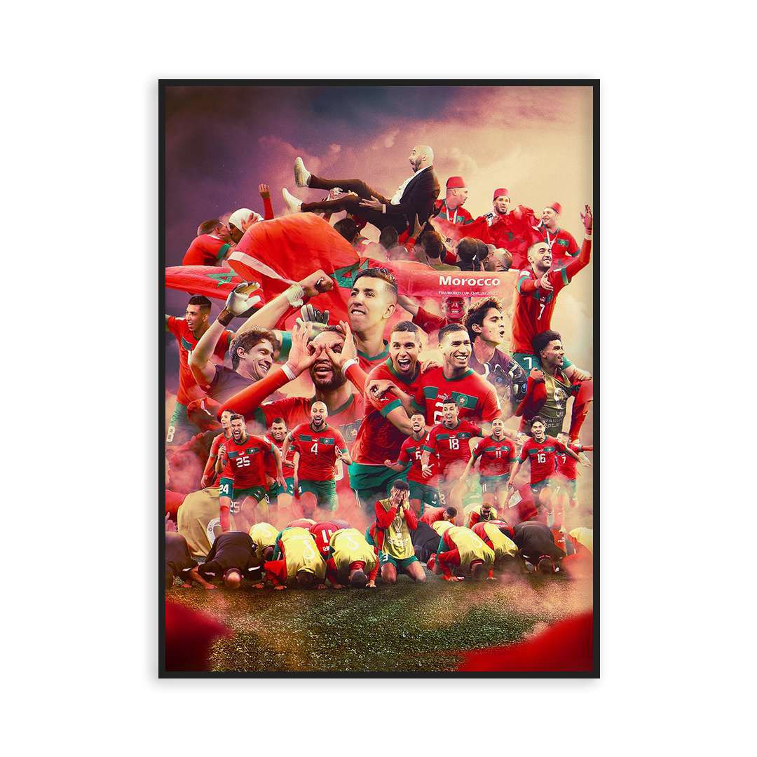 Poster Equipe du Maroc