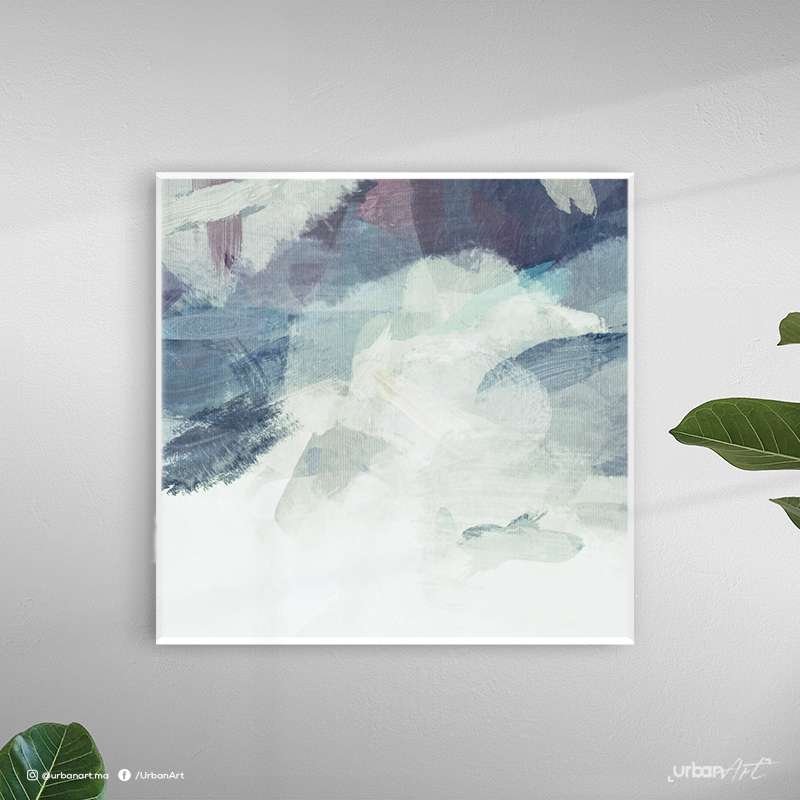 Tableau abstrait Explosion winter