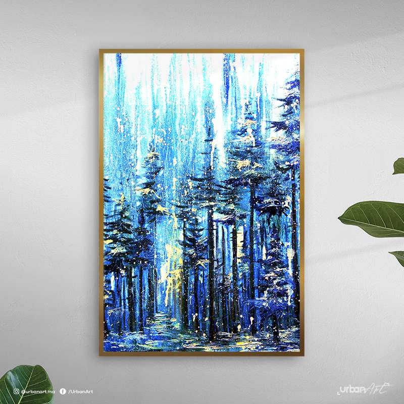 Tableau décoratif Lumière bleue vive