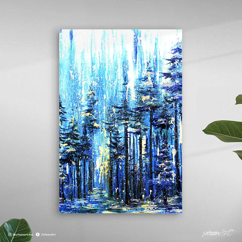 Tableau décoratif Lumière bleue vive