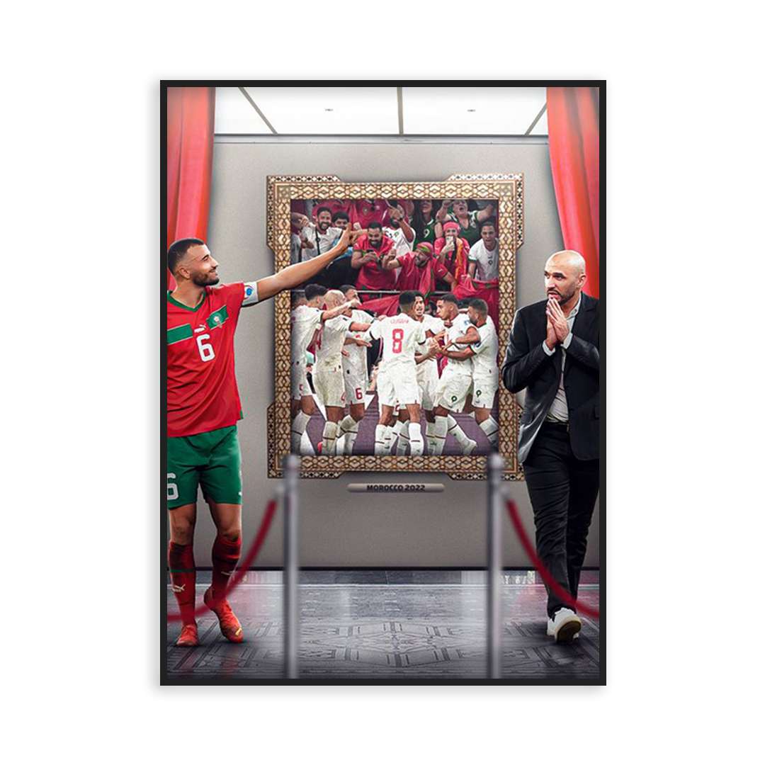 Poster Morocco in Museum