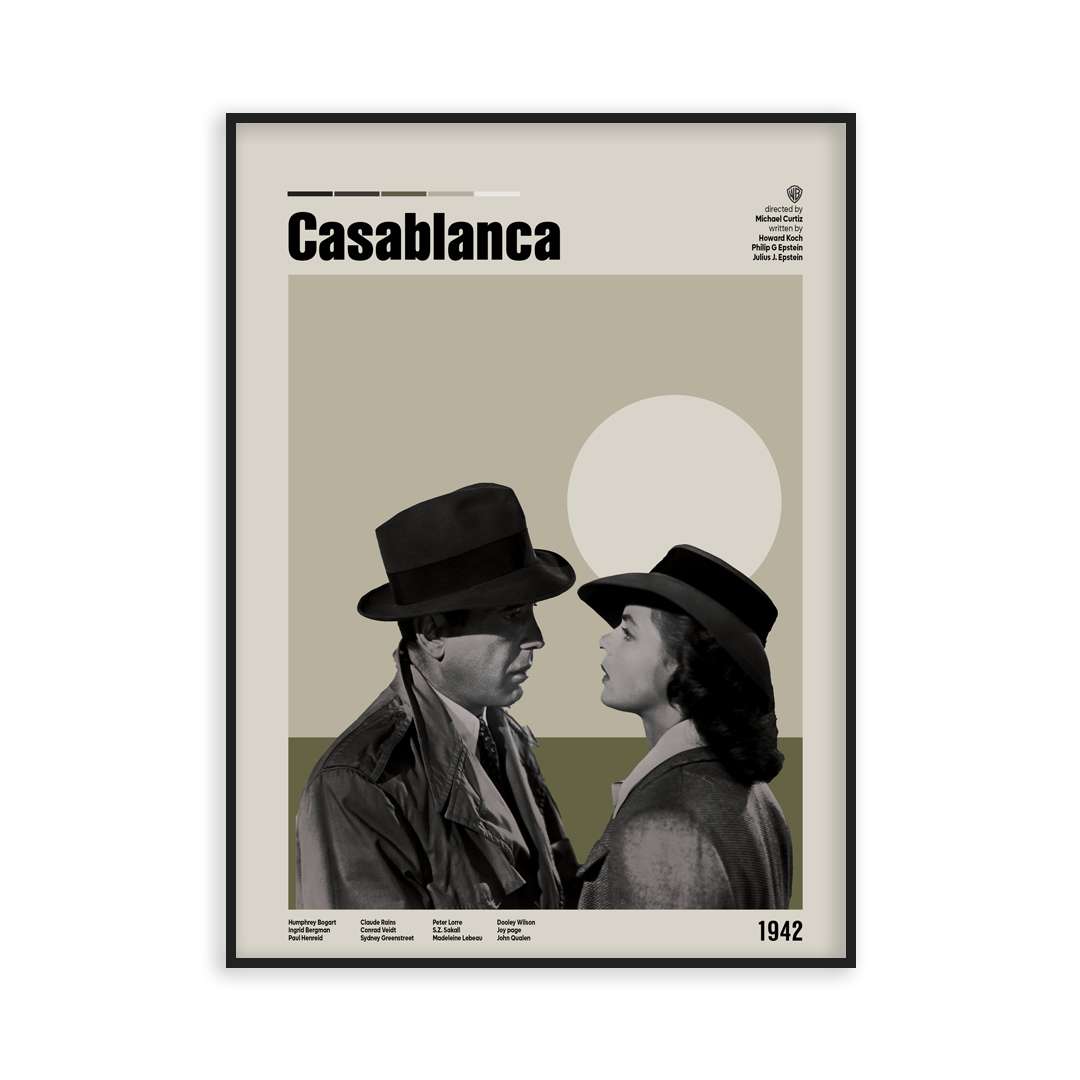 Poster Casablanca est Magique