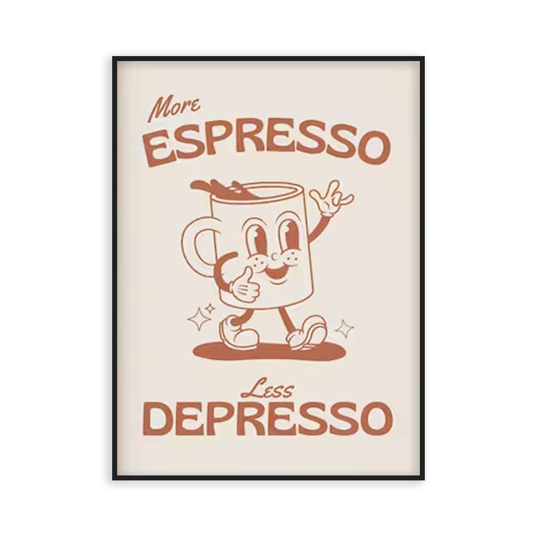 Poster Rétro Espresso