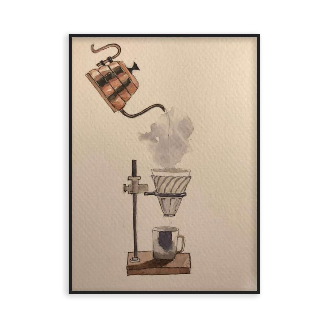 Poster Coffee Making