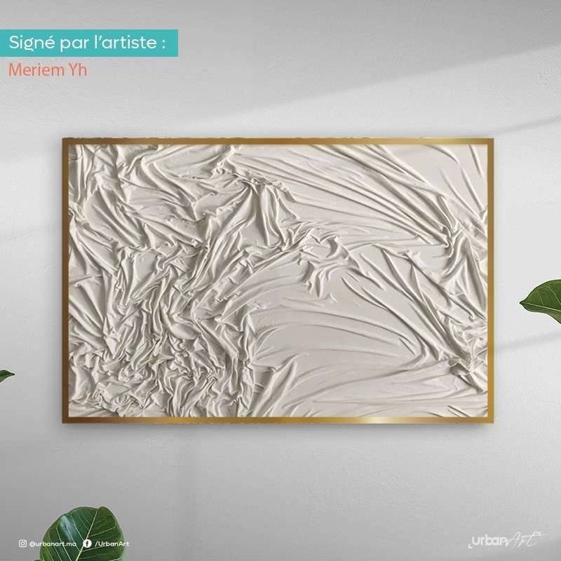 Tableau Drapé en tissu