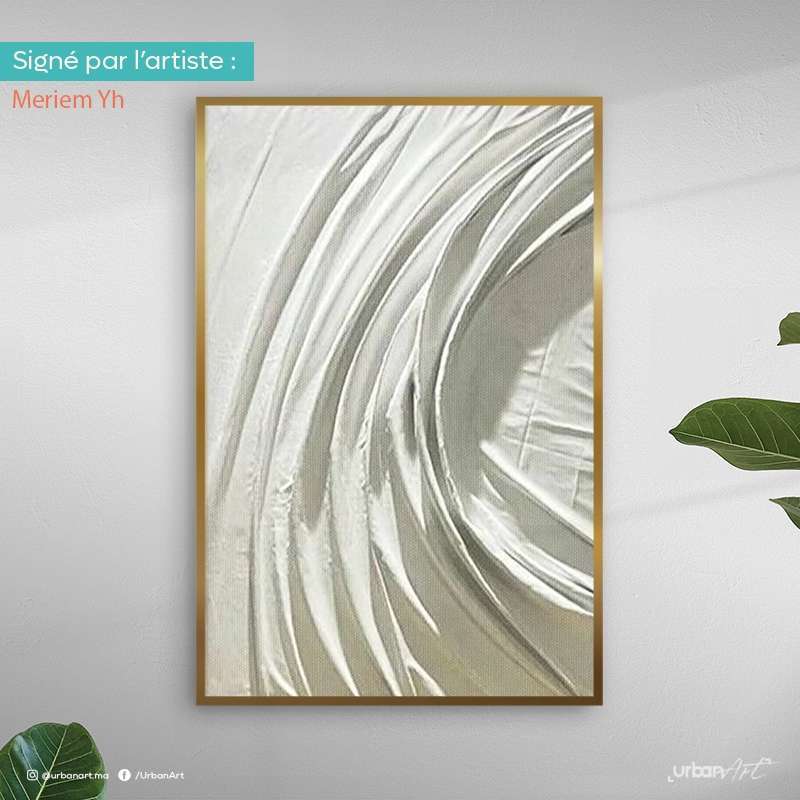Tableau Drapé Art plâtre