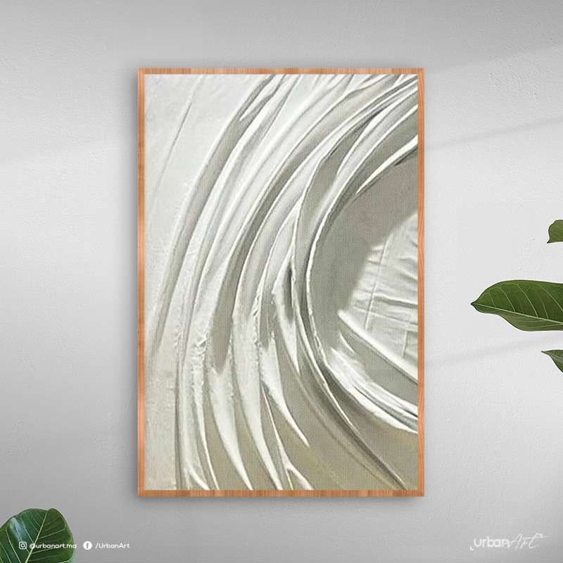 Tableau Drapé Art plâtre
