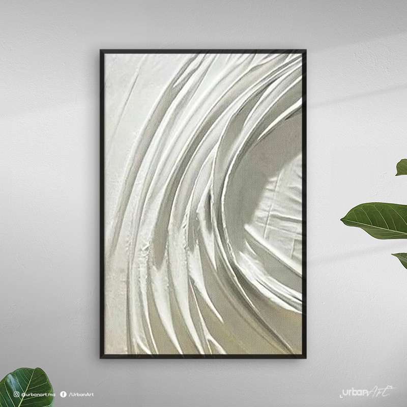 Tableau Drapé Art plâtre