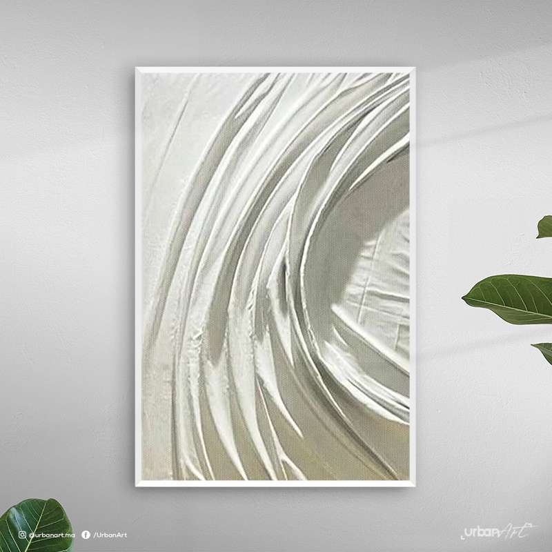 Tableau Drapé Art plâtre