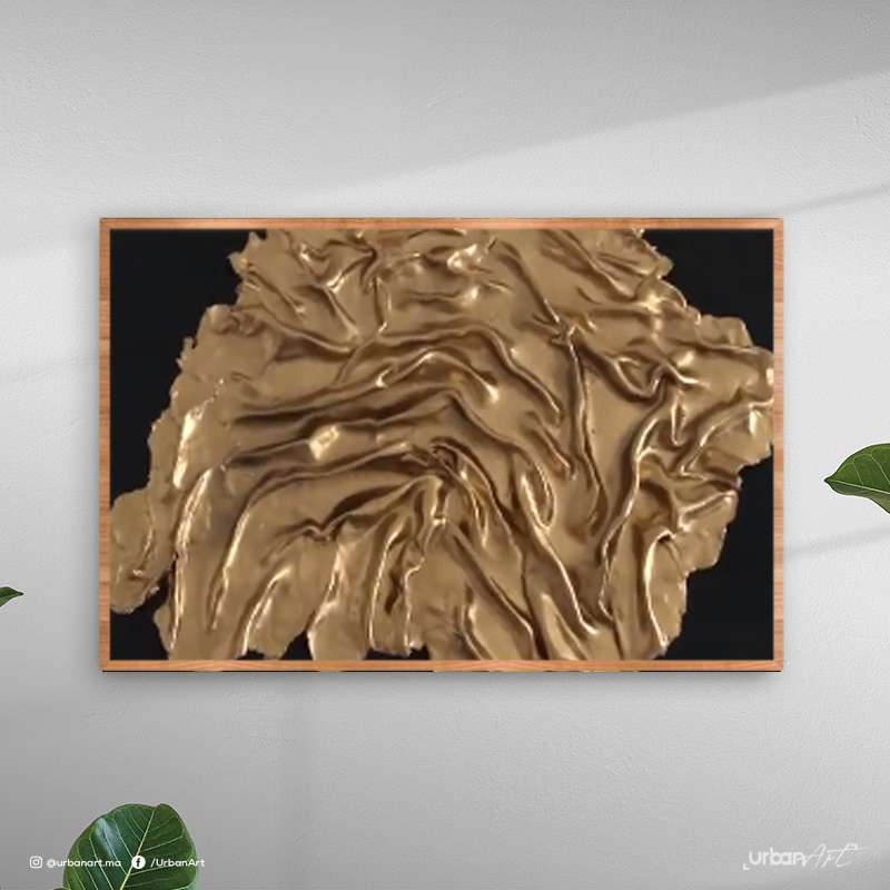 Tableau Drapé Art Golden