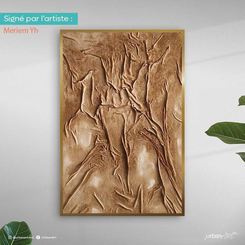 Tableau Drapé Art Brown