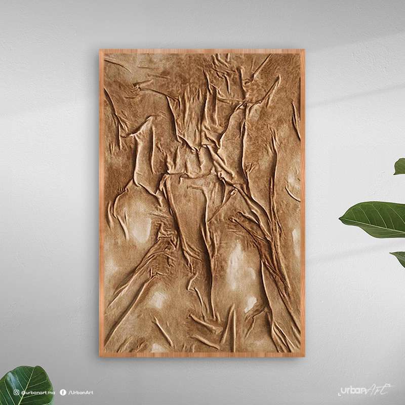 Tableau Drapé Art Brown