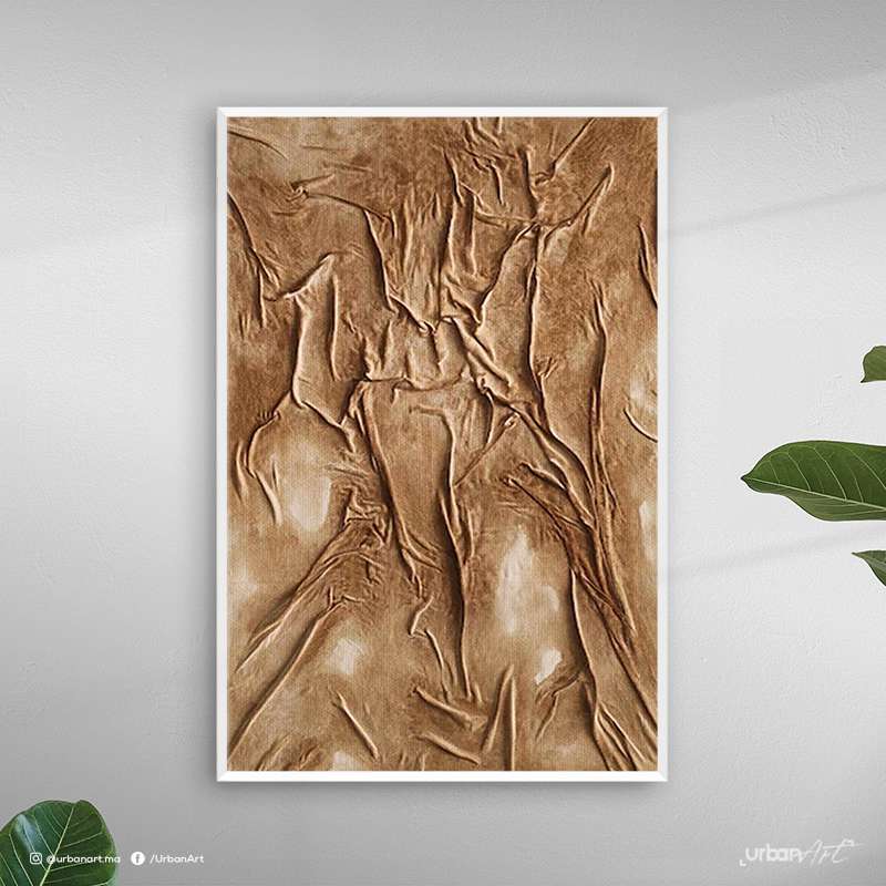 Tableau Drapé Art Brown