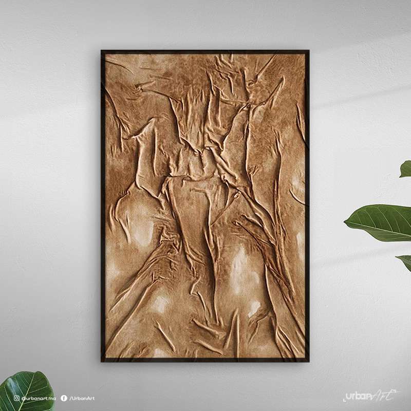 Tableau Drapé Art Brown
