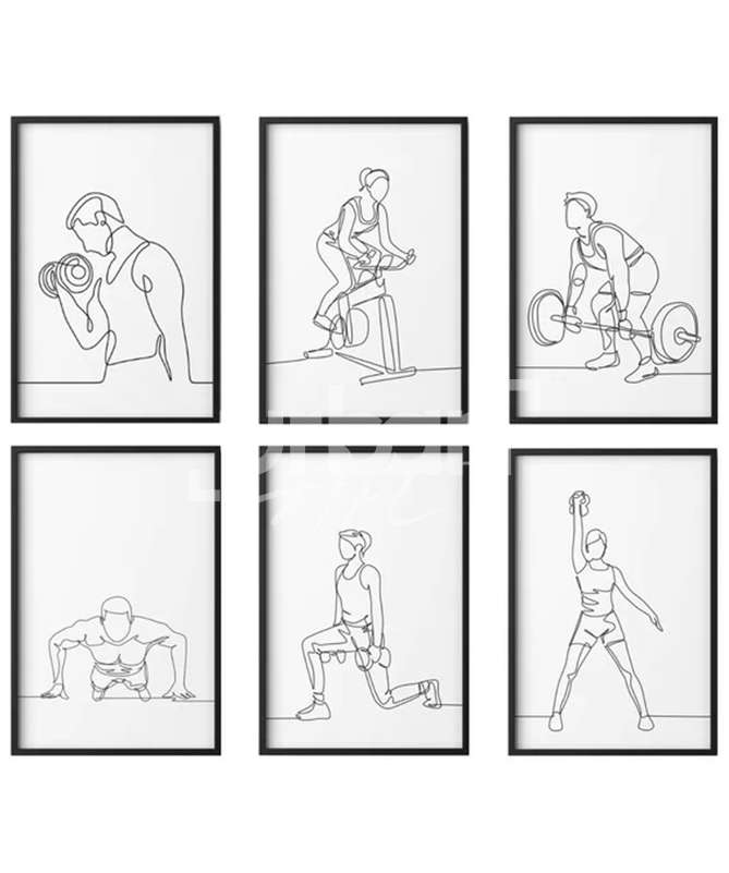 Set Poster Gymnastique motivationnelle