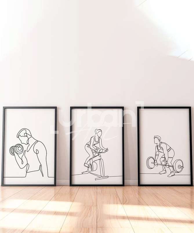 Set Poster Gymnastique motivationnelle