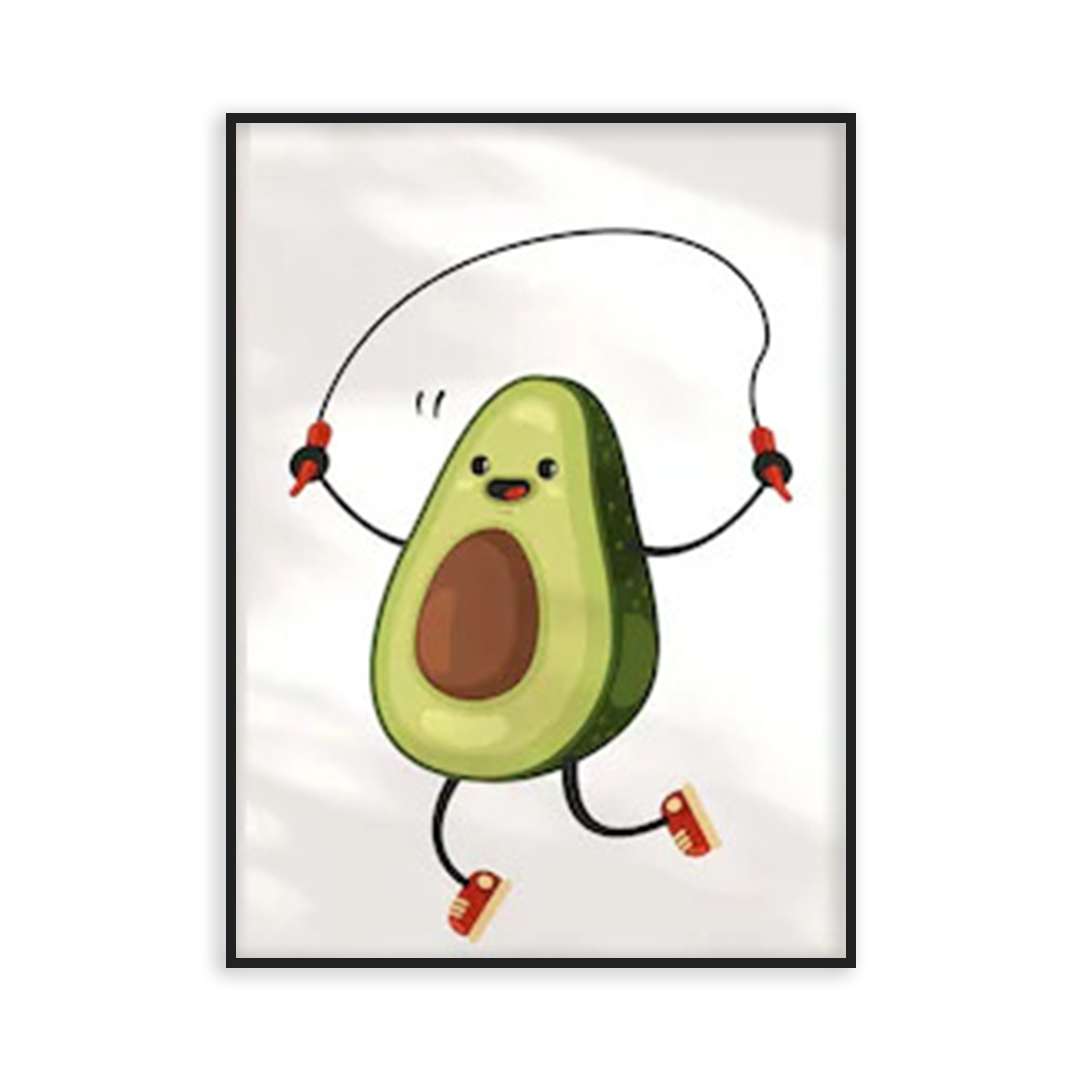 Poster Avocado workout