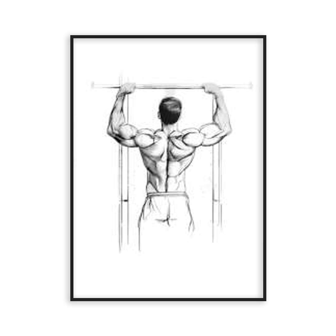Poster Pull-Up Gym