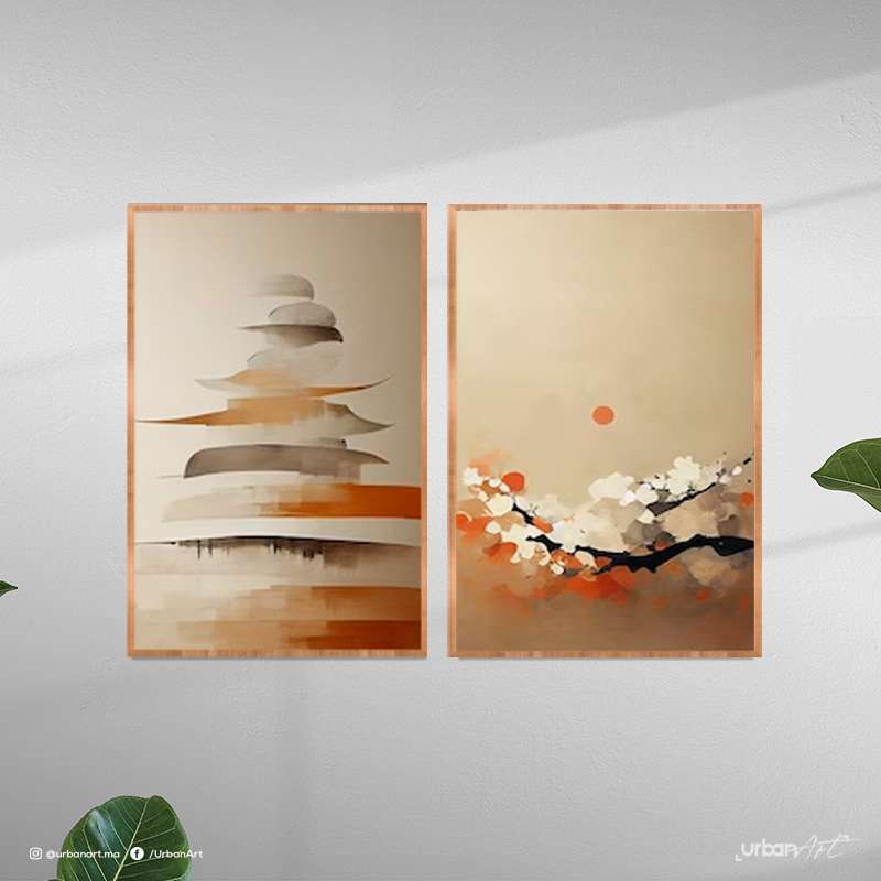Tableau décoratif Art Japandi Wall Decor