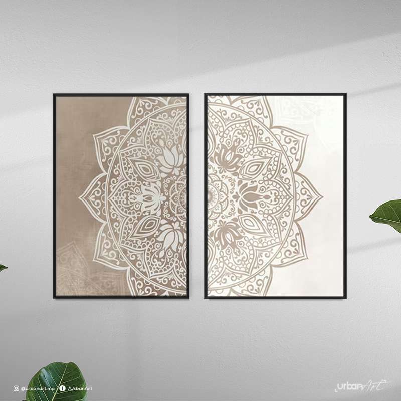 Tableau décoratif Beige Taupe