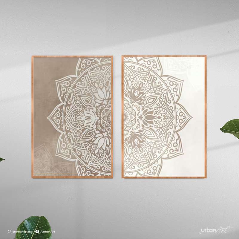 Tableau décoratif Beige Taupe