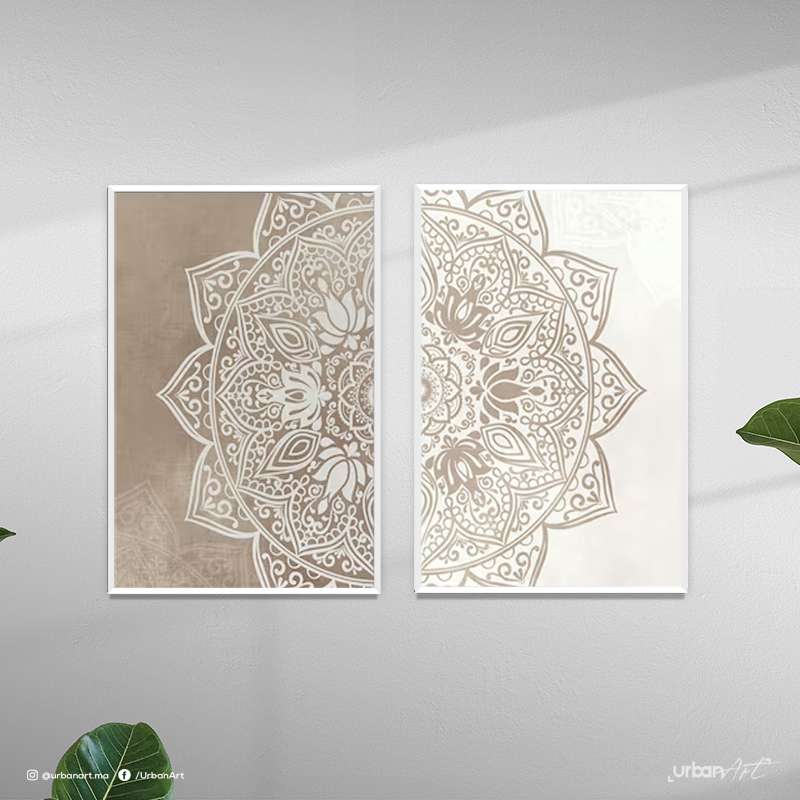 Tableau décoratif Beige Taupe