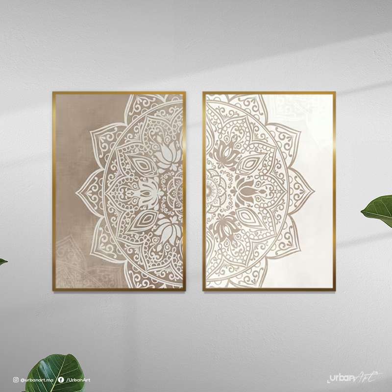 Tableau décoratif Beige Taupe