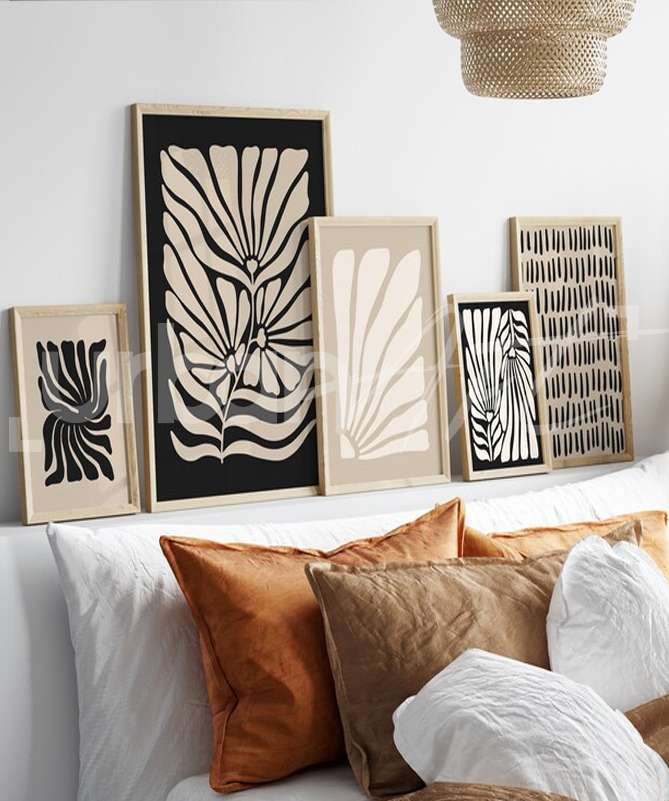Set Poster Neutral Gallery Wall