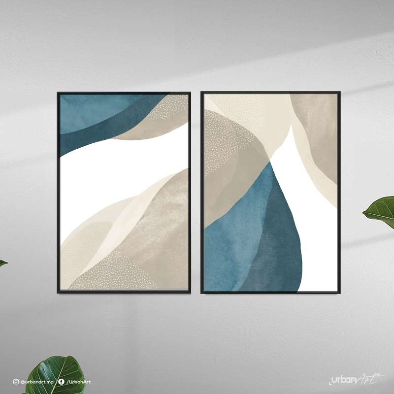 Tableau décoratif Art Blue sauge