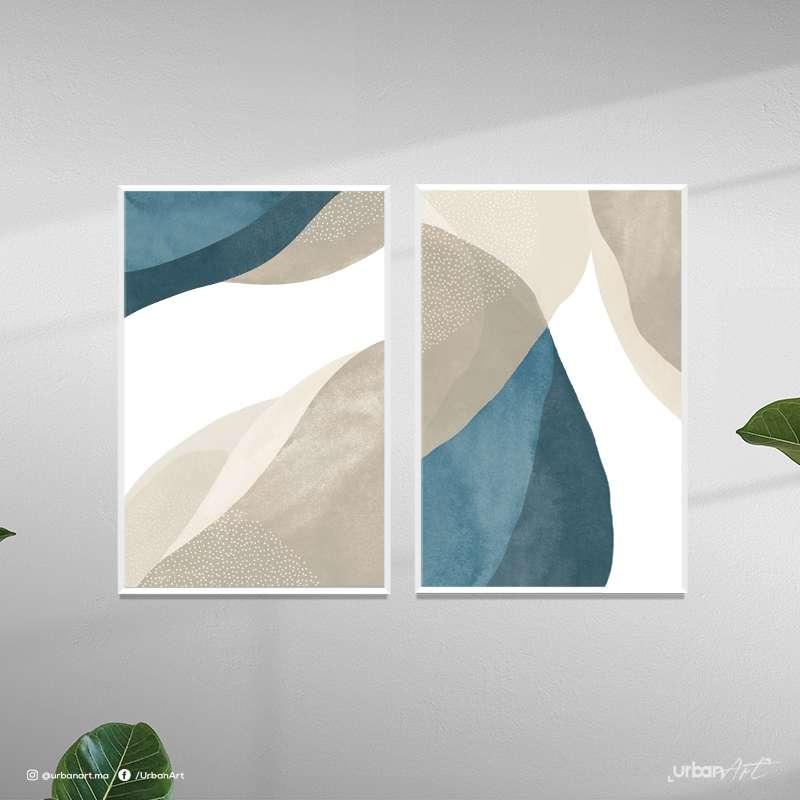 Tableau décoratif Art Blue sauge